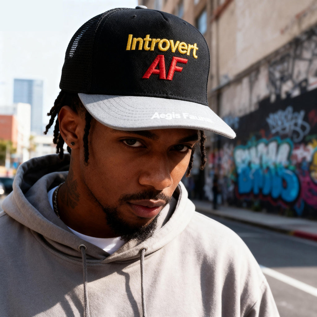 Custom Embroidered Trucker Hat - 3D Cotton Mesh Cap