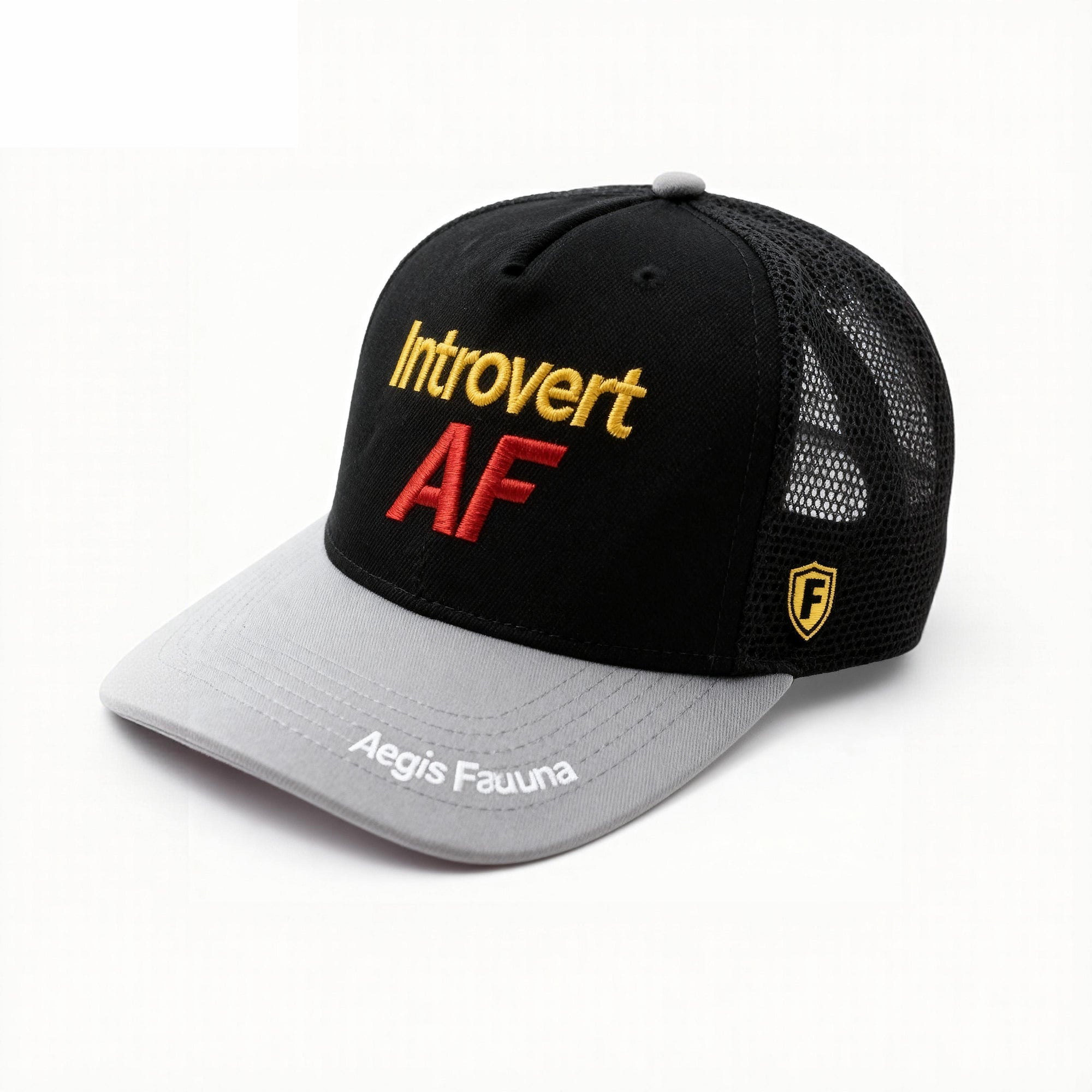 Custom Embroidered Trucker Hat - 3D Cotton Mesh Cap