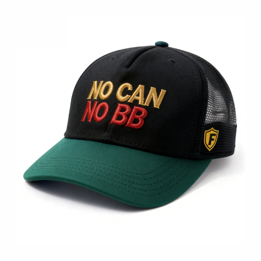 NO CAN NO BB Trucker Cap - Bold Statement Embroidered Hat